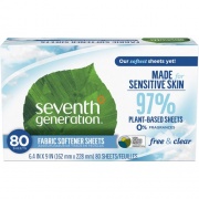 Seventh Generation Free & Clear Fabric Softener Sheets (44930)