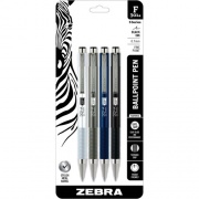Zebra 301A Stainless Steel Retractable Ballpoint Pens (27514)