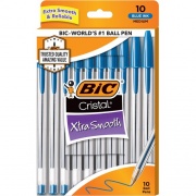 BIC Cristal Ballpoint Stick Pens (MSP10BE)