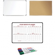 Ghent Dry Erase/Bulletin Board Kit (WFH4)