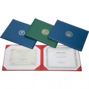 Skilcraft Military Seal Award Certificate Binder (7557077)
