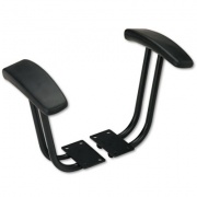 Alera Fixed T-Arms for Interval and Essentia Series Chairs and Stools, Black (IN49AKB10B)