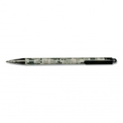 AbilityOne 7520014575400 SKILCRAFT ACU-500 Ballpoint Pen, Retractable, Medium 1 mm, Black Ink, Camouflage Barrel, Dozen