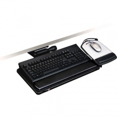 3M Easy Adjust Keyboard Tray Platform Gel Wrist Rests Precise Mouse Pad (AKT150LE)