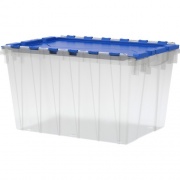 Akro-Mils KeepBox Container with Attached Lid (66486CLDBL)