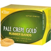 Alliance Rubber 20129 Pale Crepe Gold Rubber Bands - Size #12