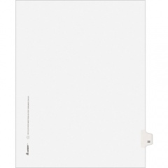Avery Individual Legal Exhibit Dividers - Avery Style (01022)