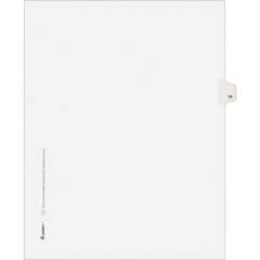 Avery Individual Legal Exhibit Dividers - Avery Style (01034)