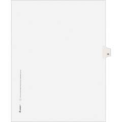 Avery Individual Legal Exhibit Dividers - Avery Style (01036)