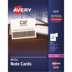 Avery Laser Greeting Card - White (5315)