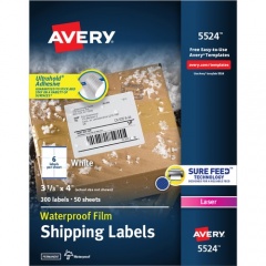 Avery Weatherproof Mailing Labels (5524)
