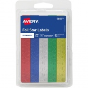 Avery Assorted Foil Star Labels (6007)