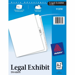 Avery Premium Collated Legal Exhibit Dividers with Table of Contents Tab - Avery Style (11374)
