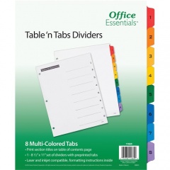 Avery Table 'N Tabs Numeric Dividers (11669)