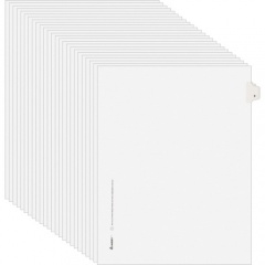 Avery Individual Legal Exhibit Dividers - Avery Style - Unpunched (11913)