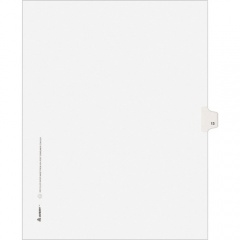 Avery Individual Legal Exhibit Dividers - Avery Style - Unpunched (11923)