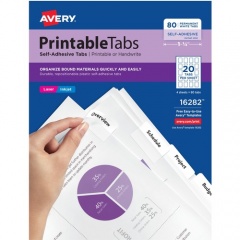 Avery Printable Repositionable Tabs (16282)