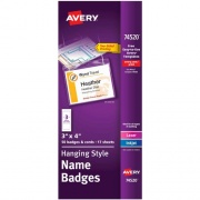 Avery Laser, Inkjet Laser/Inkjet Badge Insert - White (74520)