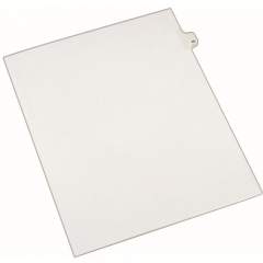 Avery Individual Legal Dividers Allstate(R) Style, Letter Size, Side Tab #80 (82278)