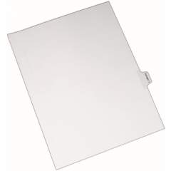 Avery Individual Legal Dividers Style, Letter Size, Side Tab EXHIBIT 7 (82327)