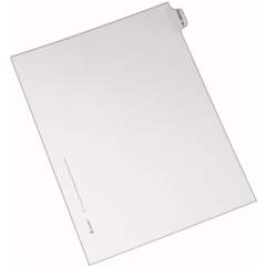 Avery Individual Legal Dividers Style, Letter Size, Side Tab EXHIBIT 20 (82340)