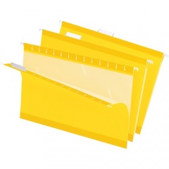 Pendaflex 1/5 Tab Cut Legal Recycled Hanging Folder (415315YEL)