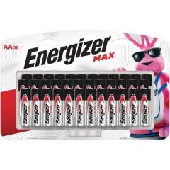 Energizer MAX Alkaline AA Batteries, 36 Pack