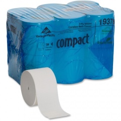 Compact Coreless Recycled Toilet Paper (19378)