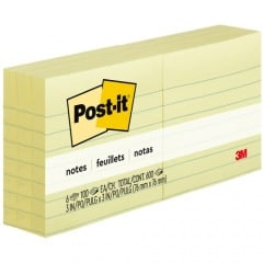 Post-it Notes Original Lined Notepads (6306PK)