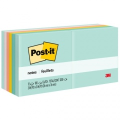 Post-it Notes Original Notepads -Marseille Color Collection (654AST)