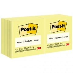 Post-it Notes Original Notepads (654YW)