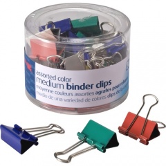 Officemate Assorted Color Binder Clips (31029)
