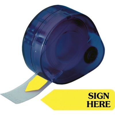 Redi-Tag Sign Here Removable Flags In Dispenser (81014)