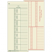 TOPS 2-Sided Weekly Time Cards (1260)