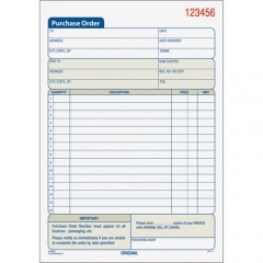 TOPS Carbonless 2-Part Purchase Order Books (46140)
