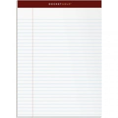 TOPS Docket Gold Legal Ruled White Legal Pads (63960)