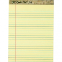 TOPS Second Nature Ruled Canary Writing Pads (74890)