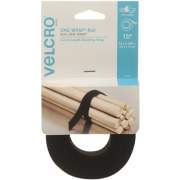 Velcro Brand ONE-WRAP Roll, 12ft x 3/4in Roll, Black (90340)