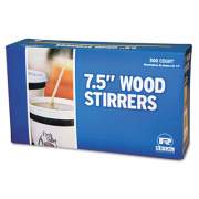 AmerCareRoyal Wood Coffee Stirrers, 7.5", 500/Box (R825BX)