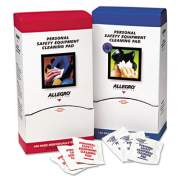 Allegro Respirator Cleaning Pads, 5 x 7, White, 100/Box (1001)