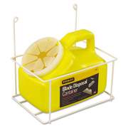 Stanley Tools BLADE DISPOSAL CONTAINER WITH WIRE RACK, 11-081, 2 QT, YELLOW