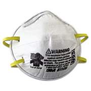 3M N95 Particulate Respirator, Half Facepiece, Small, Fixed Strap (8110S)