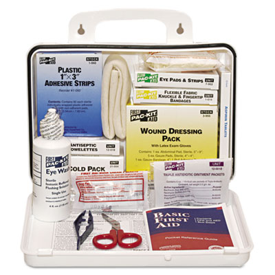 Pac-Kit Ansi Plus #25 Weatherproof First Aid Kit, 143-Pieces, Plastic Case (6430)