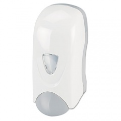 Impact Foam-eeze Bulk Foam Soap Dispenser with Refillable Bottle, 1,000 mL, 4.88 x 4.75 x 11, White/Gray (9325)