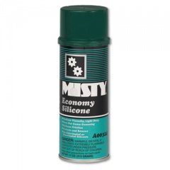 Misty Economy Silicone Spray Lubricant, Aerosol Can, 11oz, 12/Carton (1002077)