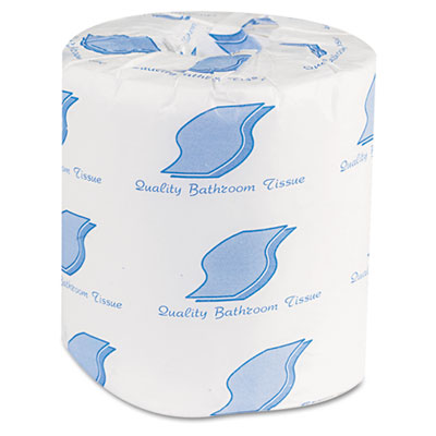 GEN BATH TISSUE, WRAPPED, SEPTIC SAFE, 2-PLY, WHITE, 420 SHEETS/ROLL, 96 ROLLS/CARTON (700)