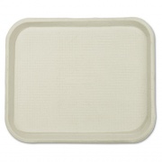 Chinet Savaday Molded Fiber Food Trays, 1-Compartment, 9 x 12 x 1, White, 250/Carton (20802)