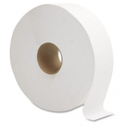 GEN JRT Jumbo Bath Tissue, Septic Safe, 1-Ply, White, 10" dia, 6 Rolls/Carton (1512)