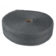GMT Industrial-Quality Steel Wool Reel, #1 Medium, 5 lb Reel, 6/Carton (105044)