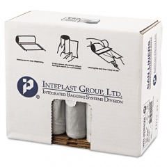 Inteplast Group Low-Density Commercial Can Liners, 30 gal, 0.58 mil, 30" x 36", Clear, 250/Carton (SL3036HVN)